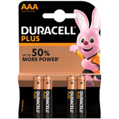 DURACELL PLUS POWER AAA / 4